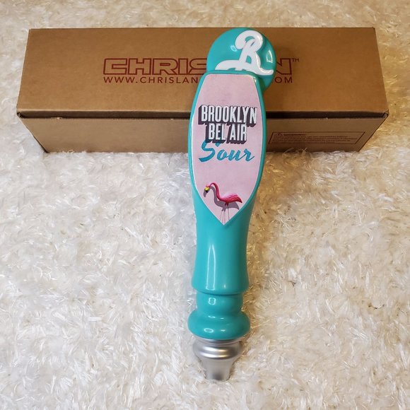 Brooklyn Bel Air Sour Teal Flat Face Tap Handle - Picture 2 of 7